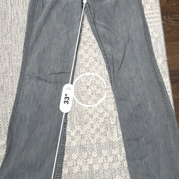 Vintage Hudson Jeans Women's Charcoal Boot Cut super low rise - Picture 3 of 10